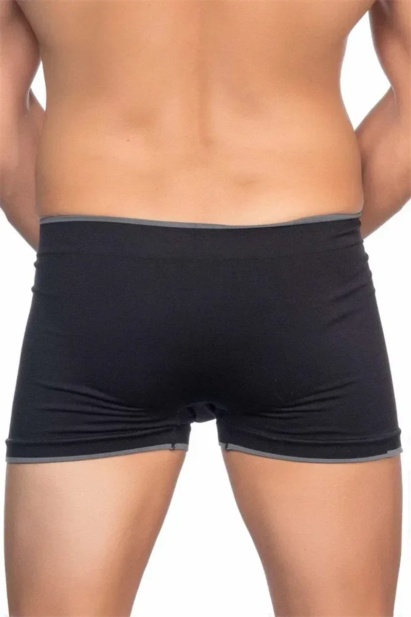Siyah MI 2104 Soft Erkek Boxer