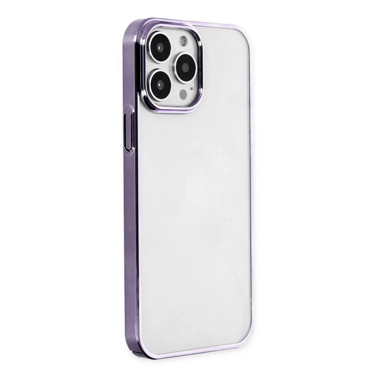 Apple İphone 13 Pro Max Kılıf Element Silikon - Mor