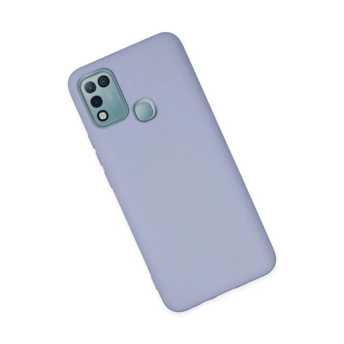 İnfinix Hot 10 Play Kılıf Nano İçi Kadife Silikon - Lila