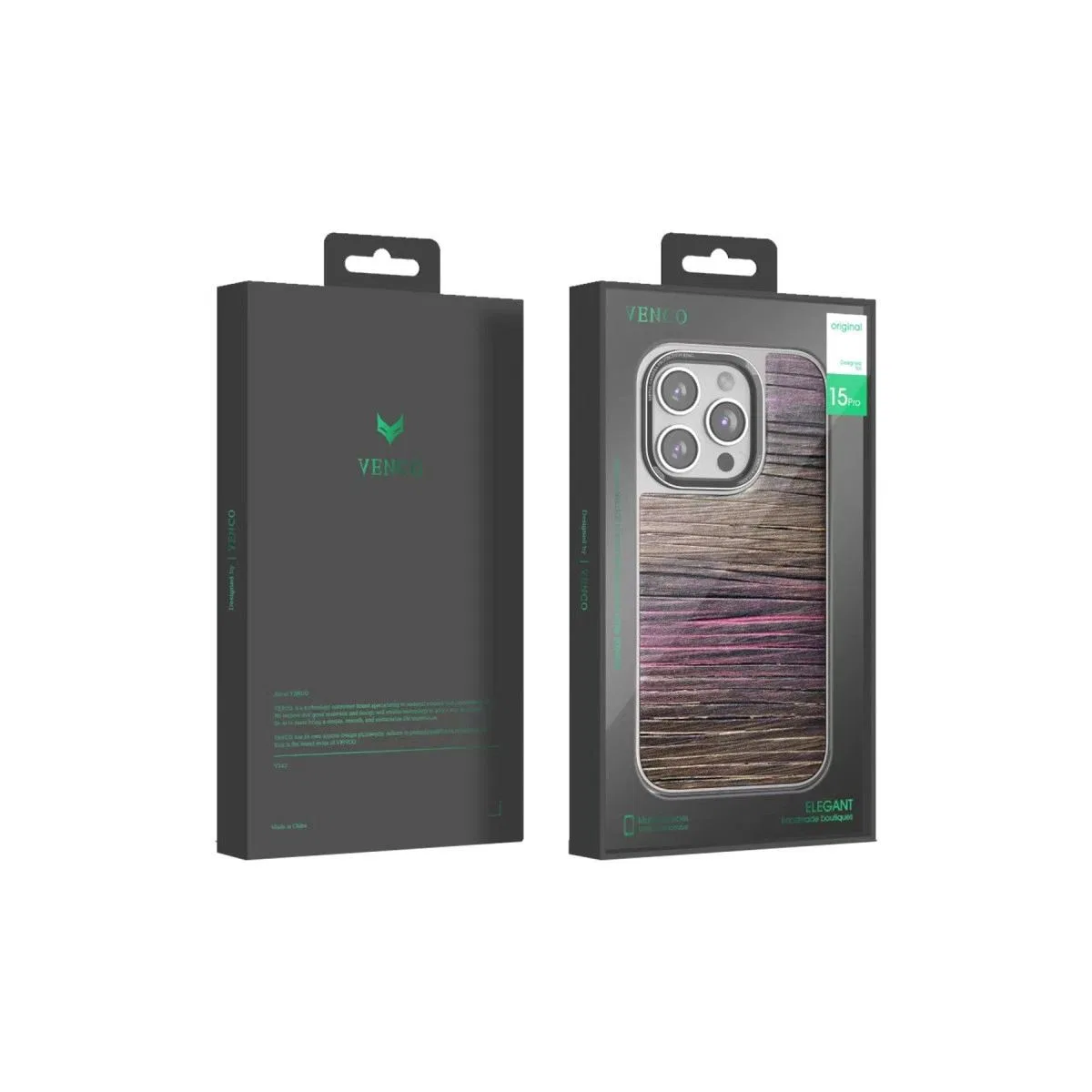 Venco Apple İphone 14 Pro Wave Kapak - Derin Mor