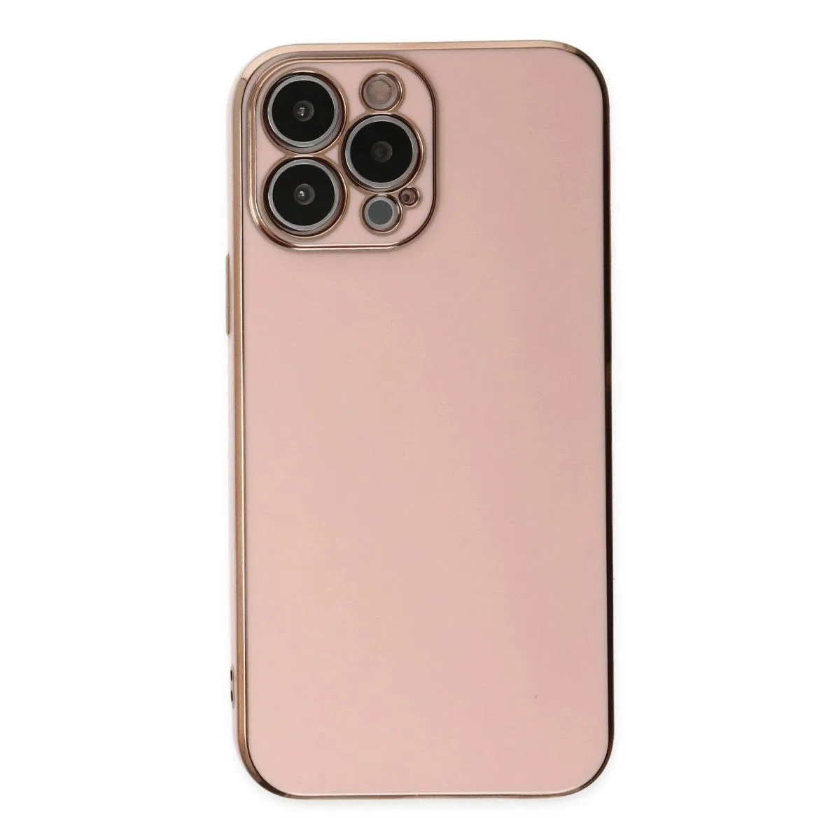 Apple İphone 14 Pro Max Kılıf Volet Silikon - Pembe