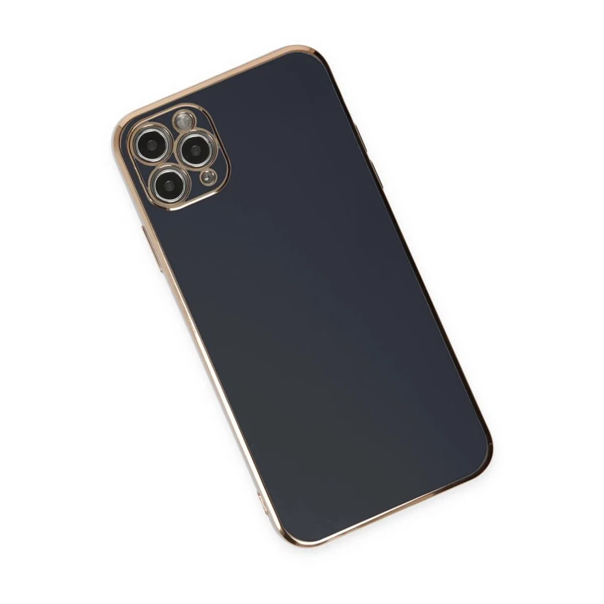Apple İphone 11 Pro Max Kılıf Volet Silikon - Siyah