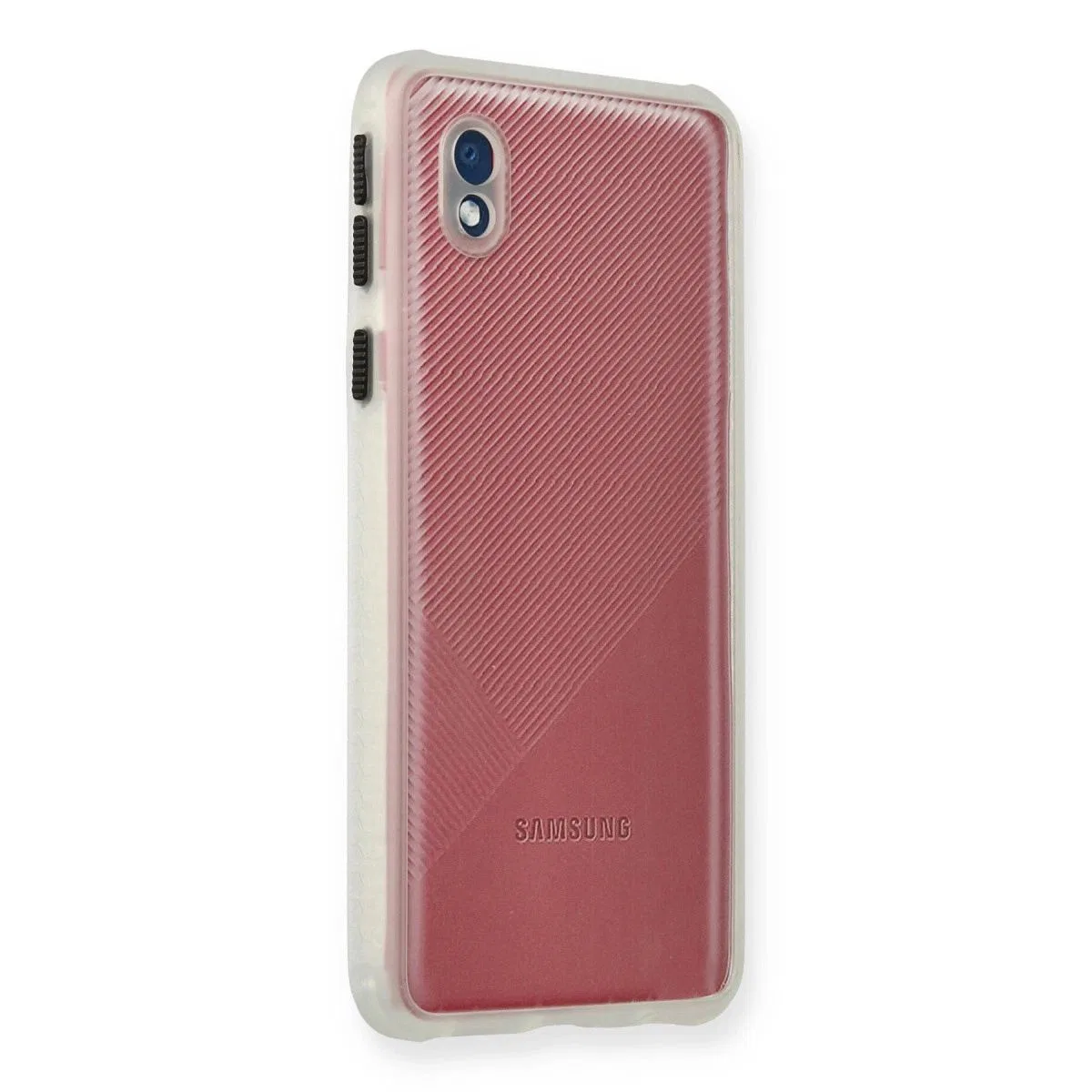 Samsung Galaxy A01 Core Kılıf Miami Şeffaf Silikon - Şeffaf