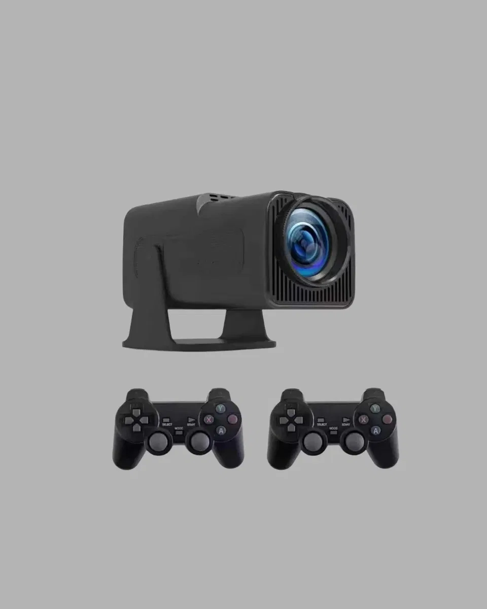 Android Projeksiyon Game Box – 1280x720p HD Çözünürlük, Bluetooth, HDMI ve USB Girişli