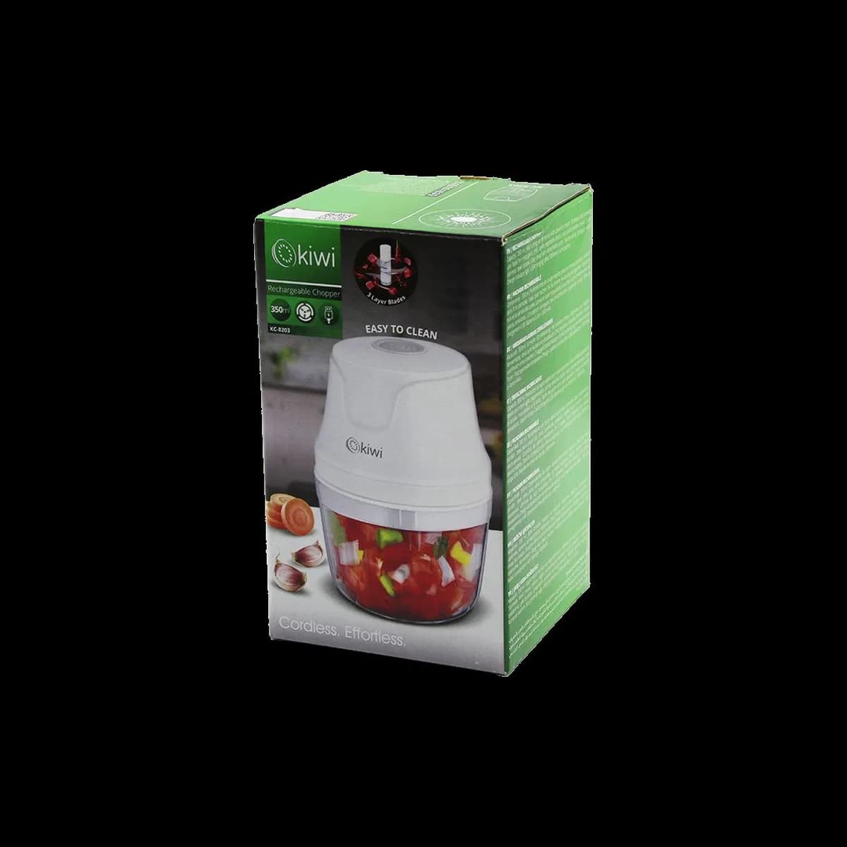 USB Şarjlı Mini Blender 3 Bıçaklı Gıda Doğrayıcı