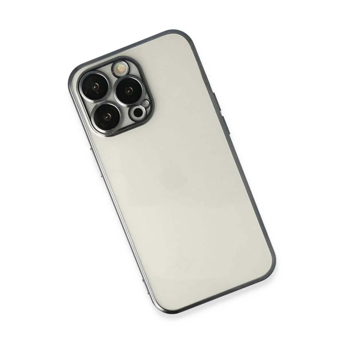 Apple İphone 13 Pro Kılıf Razer Lensli Silikon - Siyah