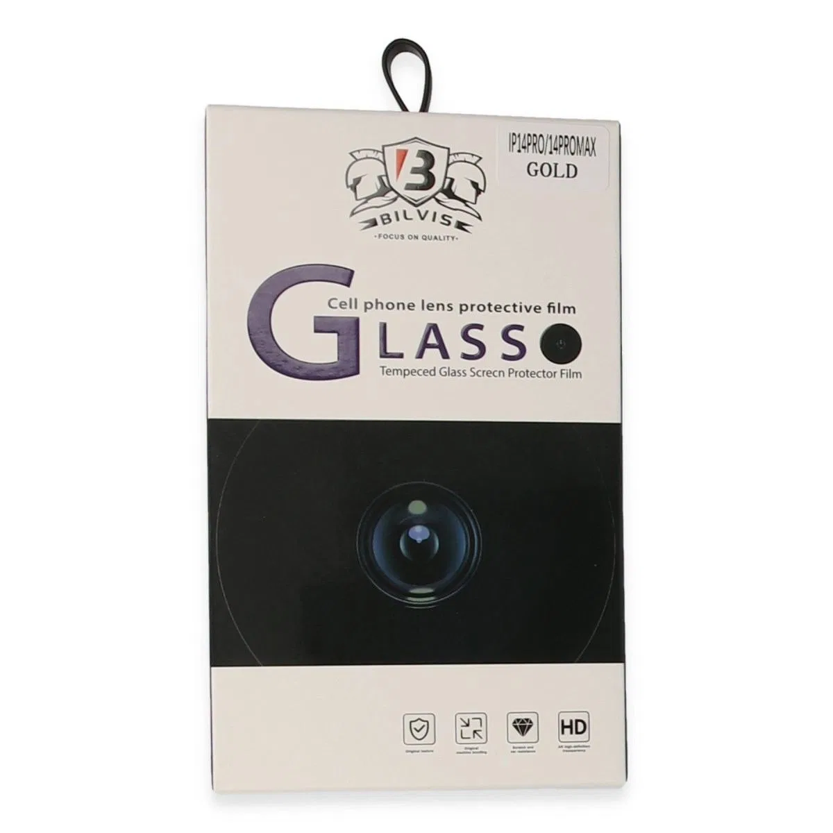 Apple İphone 14 Pro Max Bilvis Titan Kamera Lens - Gold