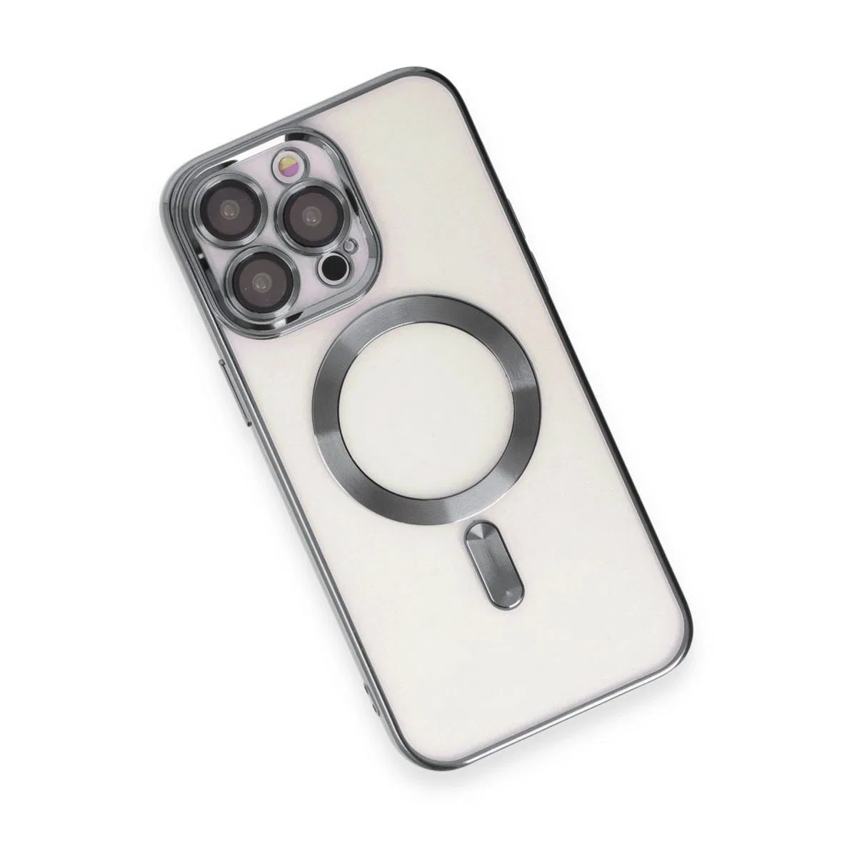 Apple İphone 15 Pro Max Kılıf Kross Magneticsafe Kapak - Titan Gri