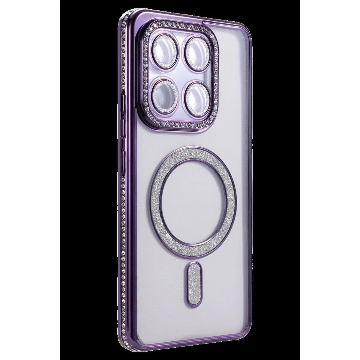 Newface Xiaomi Mi 17t Joke Simli Magneticsafe Kılıf - Derin Mor