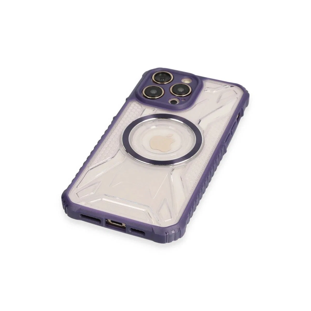 Apple İphone 13 Pro Max Kılıf Prag Magneticsafe Kapak - Derin Mor