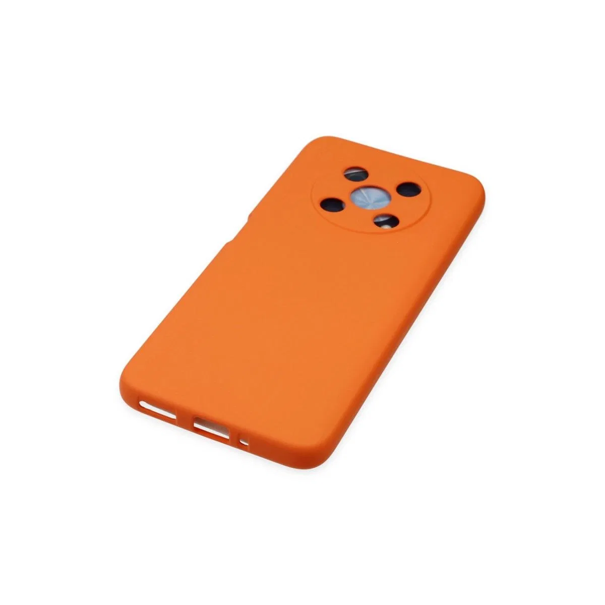 Huawei Nova Y90 Kılıf Nano İçi Kadife Silikon - Turuncu