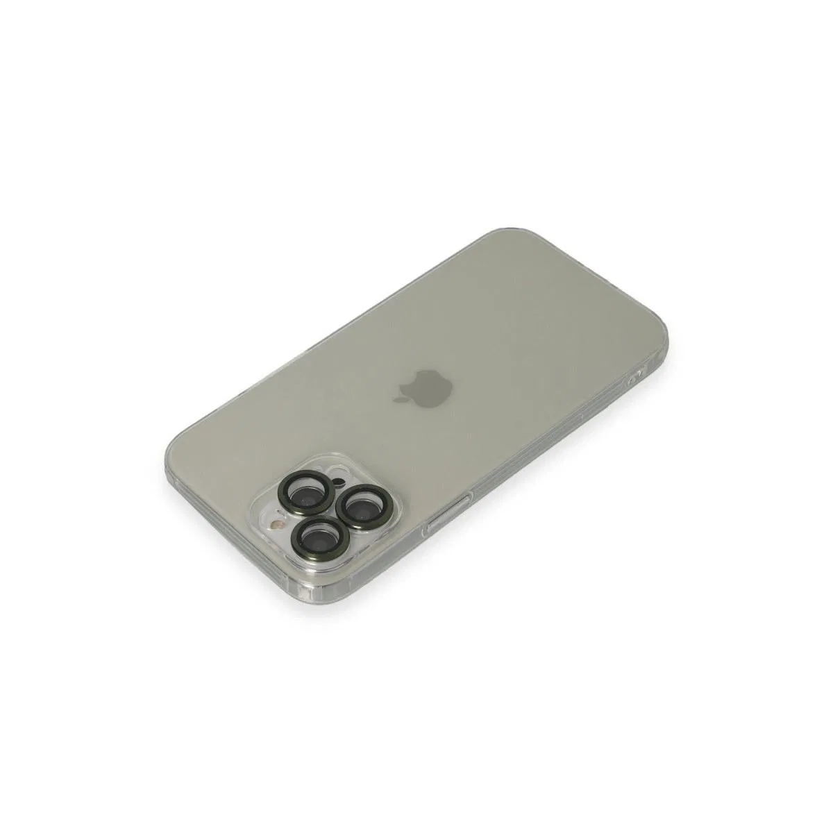 Apple İphone 13 Pro Max Kılıf Luko Lens Silikon - Yeşil