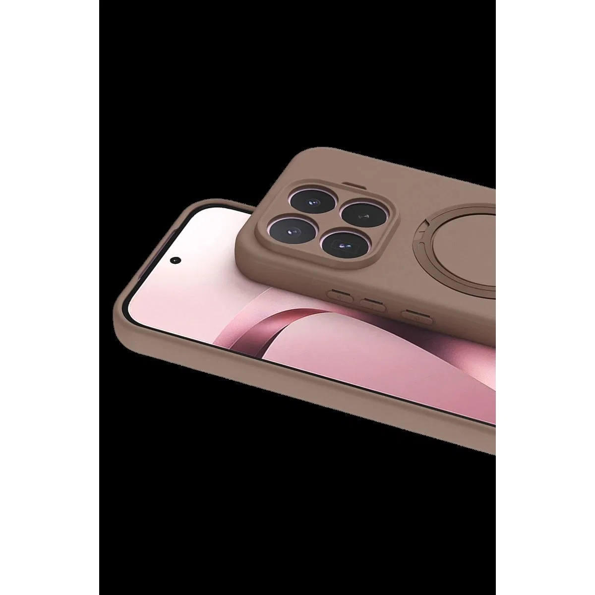 Newface Xiaomi Mi 17t Regal Magsafe Standlı Kapak - Çöl Titanyum