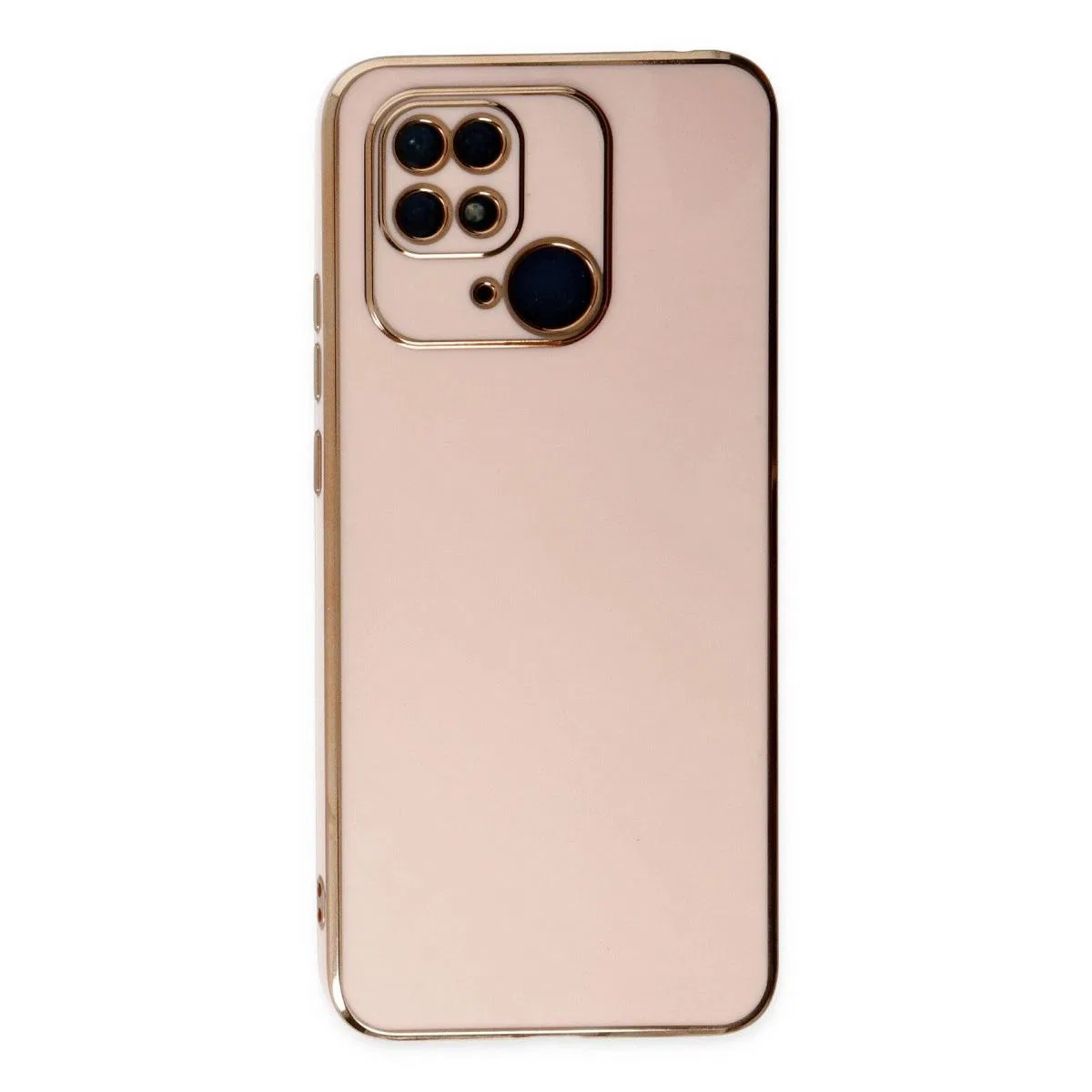 Xiaomi Redmi 10c Kılıf Volet Silikon - Pembe