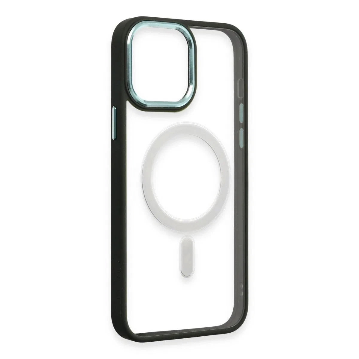 Apple İphone 15 Pro Max Kılıf Room Magneticsafe Silikon - Köknar Yeşili