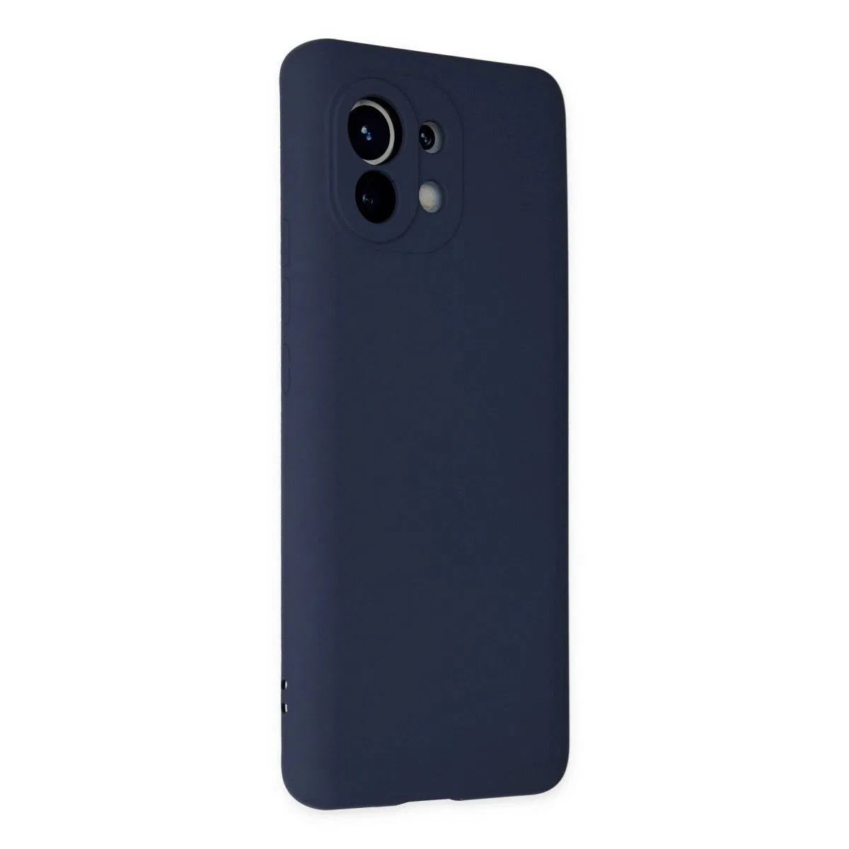 Xiaomi Mi 11 Kılıf Nano İçi Kadife Silikon - Lacivert