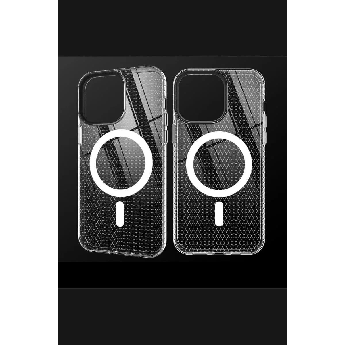 Apple İphone 12 Pro Max Kılıf Beta Magneticsafe Silikon - Şeffaf