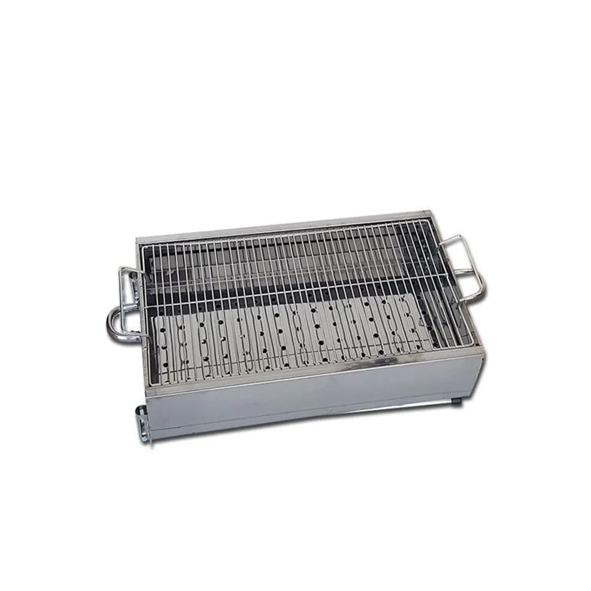 Paslanmaz Portatif Mangal 70 cm Ayaklı Standlı