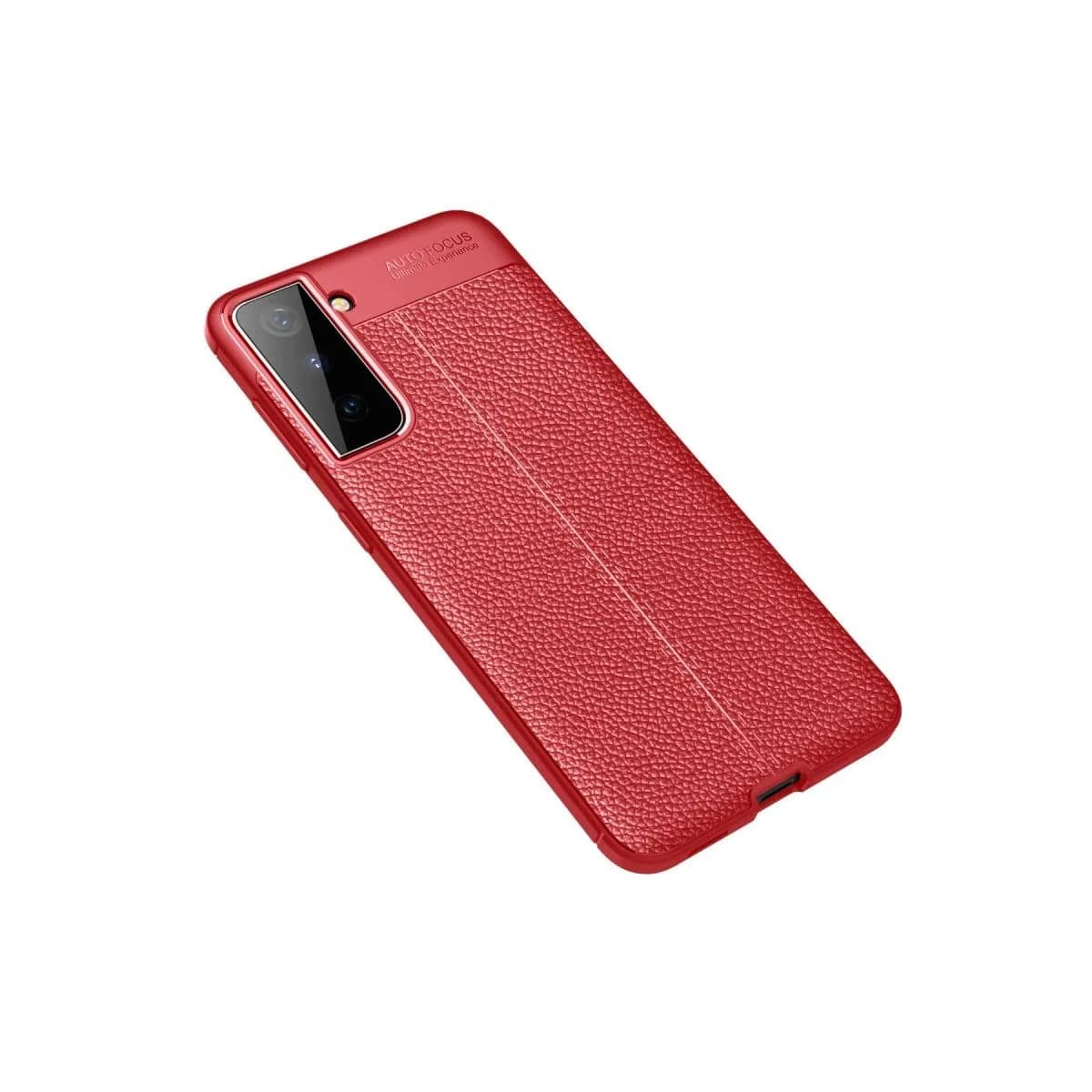 Samsung Galaxy S21 Kılıf Auto Focus Kapak - Kırmızı