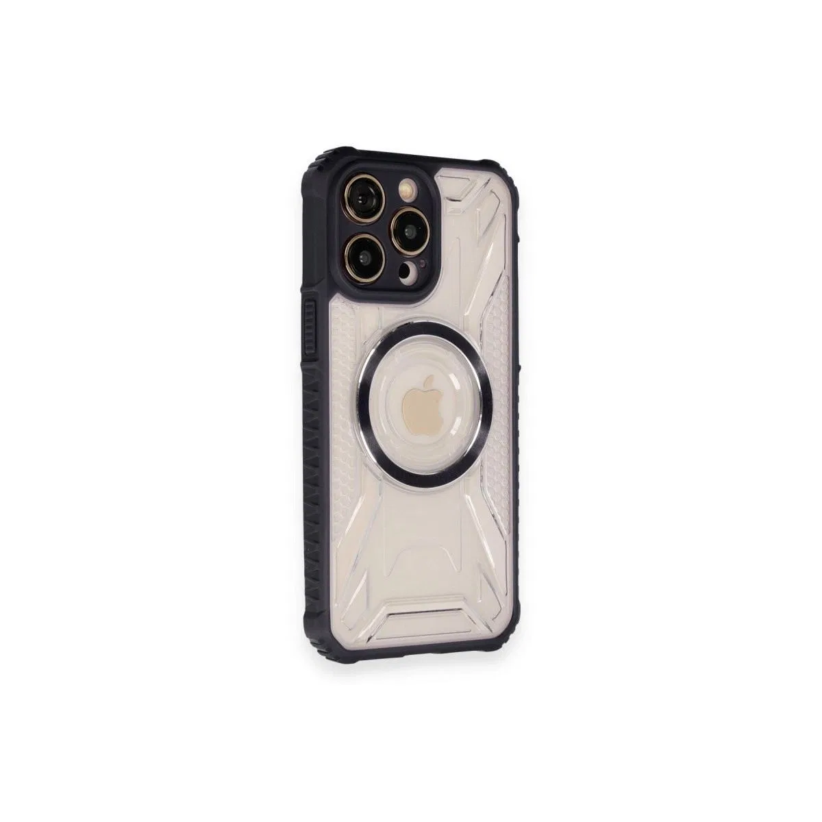 Apple İphone 12 Pro Max Kılıf Prag Magneticsafe Kapak - Siyah