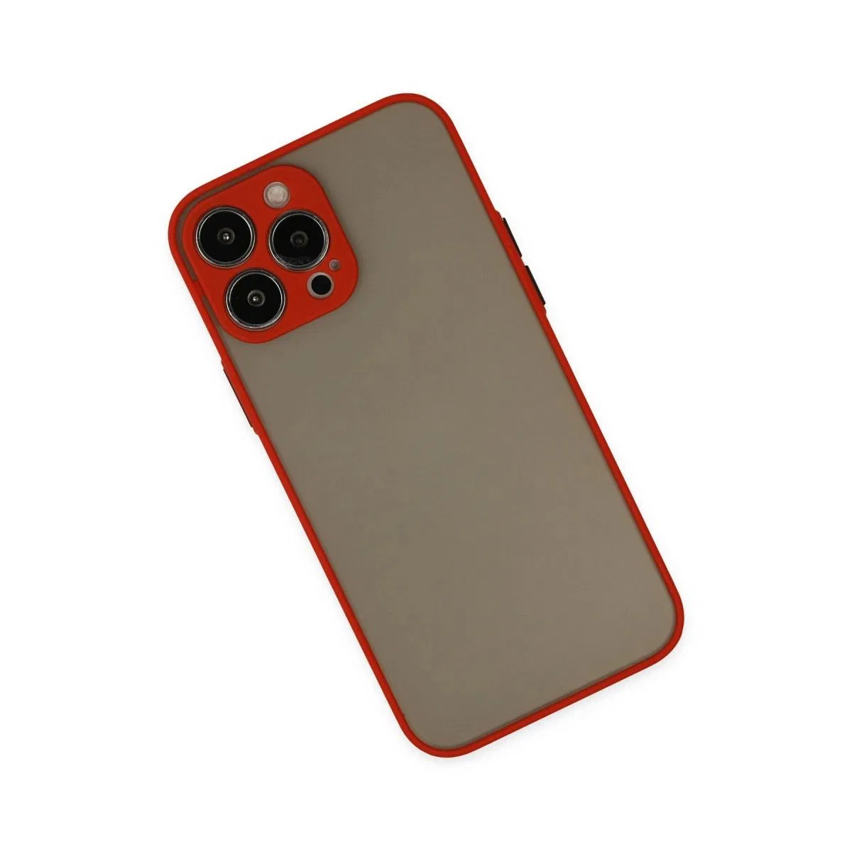Apple İphone 14 Pro Kılıf Montreal Silikon Kapak - Kırmızı