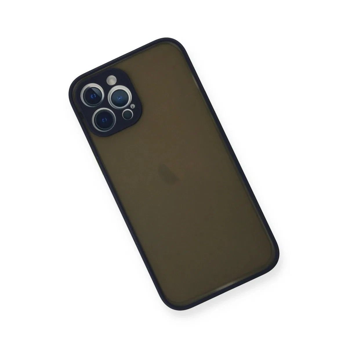 Apple İphone 12 Pro Max Kılıf Montreal Silikon Kapak - Lacivert