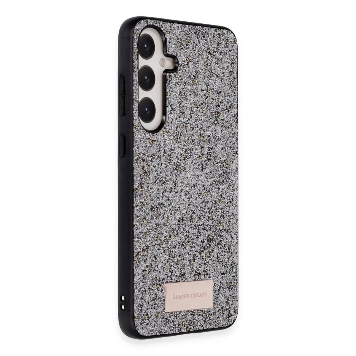 Onegif Samsung Galaxy A05s Bright Simli Kapak - Gümüş