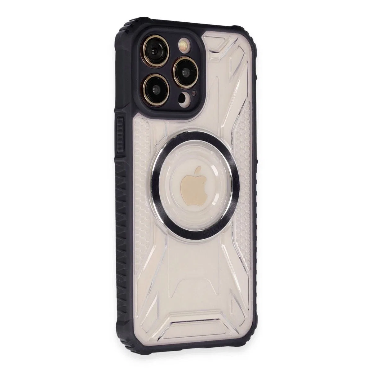 Apple İphone 14 Pro Kılıf Prag Magneticsafe Kapak - Siyah