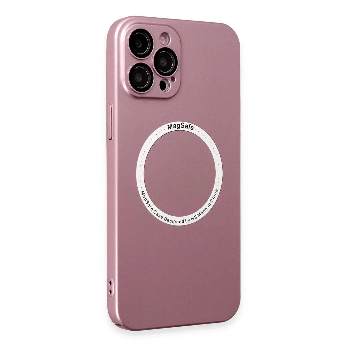 Apple İphone 12 Pro Kılıf Jack Magneticsafe Lens Silikon - Rose Gold