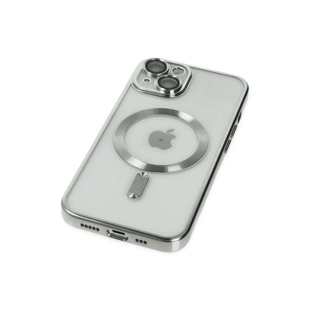 Apple İphone 14 Kılıf Kross Magneticsafe Kapak - Gümüş
