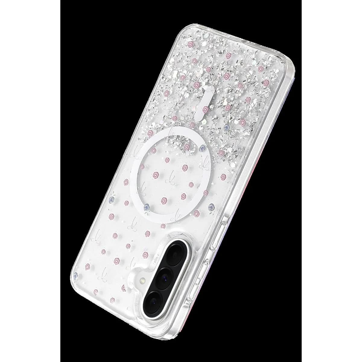 Onegif Samsung Galaxy A56 Misk Simli Magsafe Kapak - Desen 1