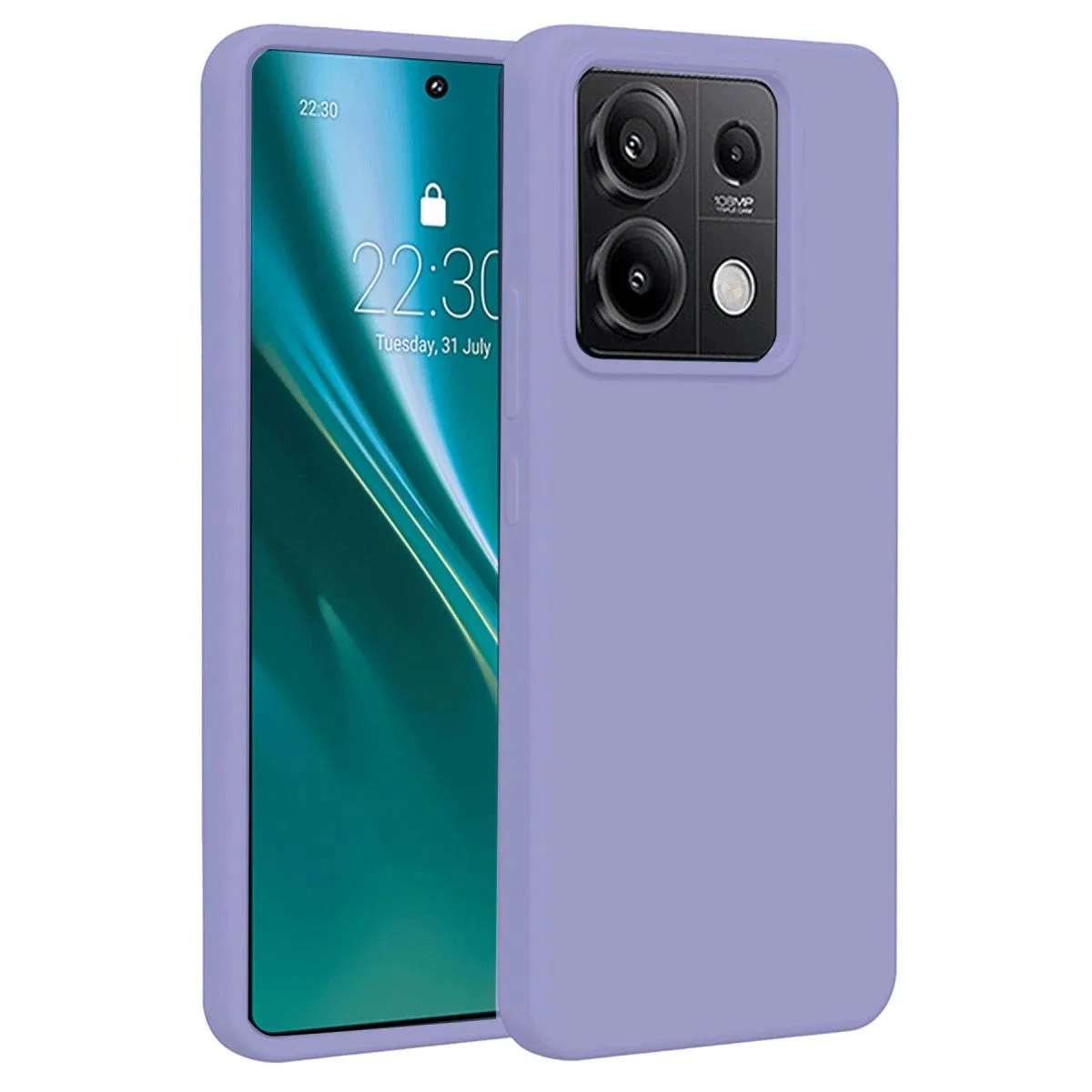 Xiaomi Redmi Note 13 Pro 4g Kılıf First Silikon - Lila