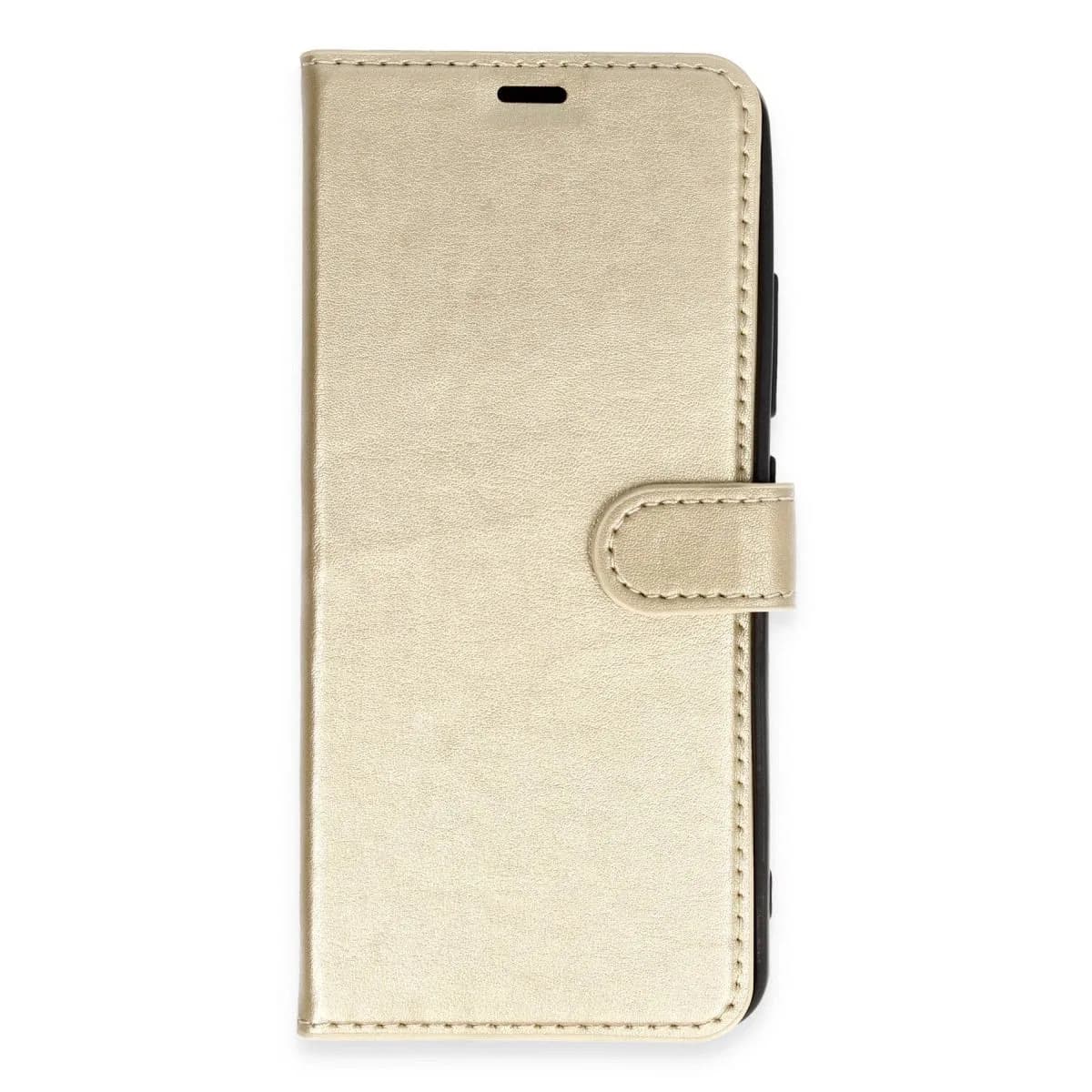 General Mobile Gm 22 Kılıf Trend S Plus Kapaklı Kılıf - Gold