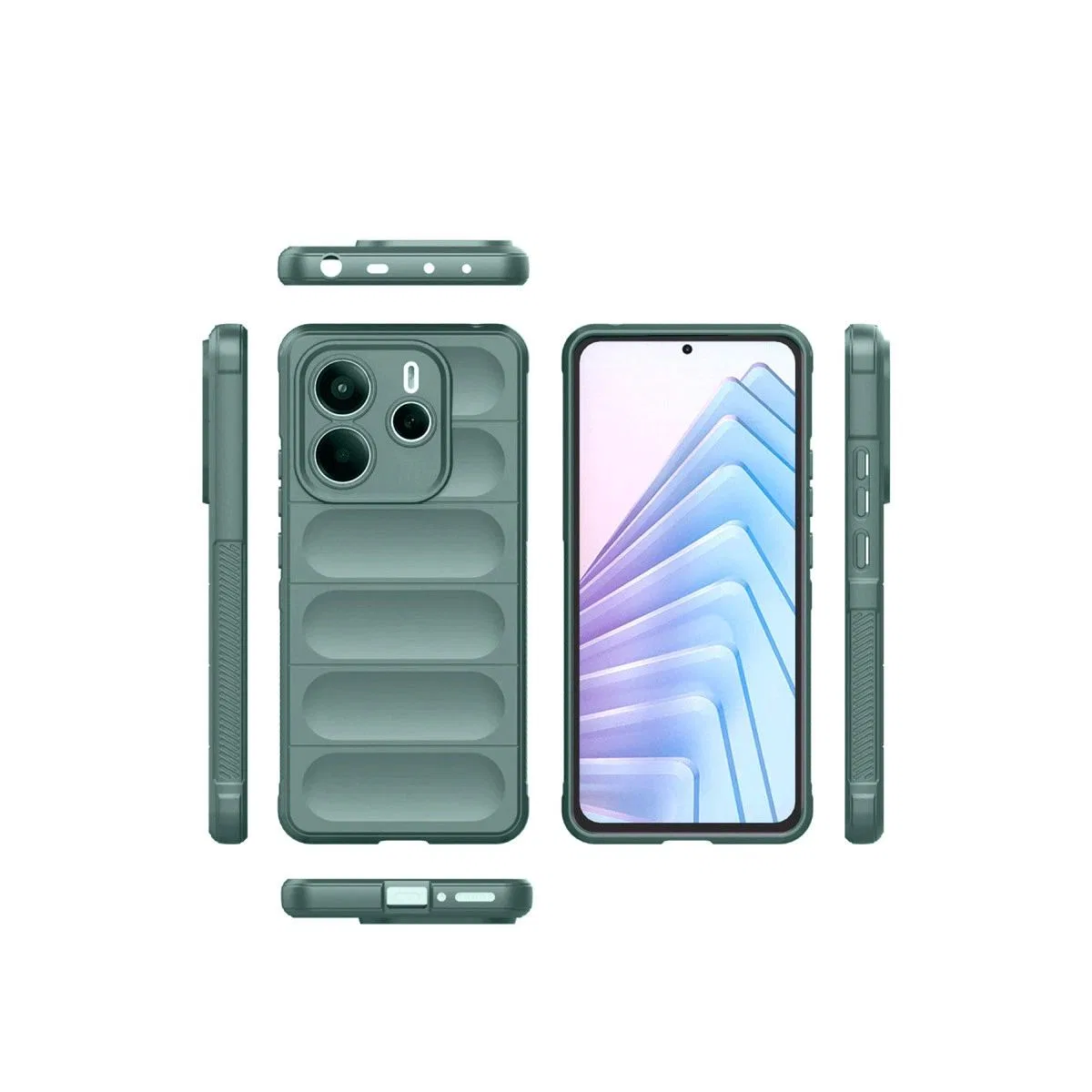 Xiaomi Redmi Note 14 4g Kılıf Optimum Silikon - Siyah