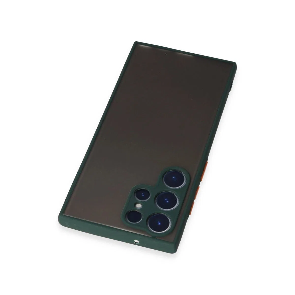 Samsung Galaxy S22 Ultra Kılıf Montreal Silikon Kapak - Yeşil