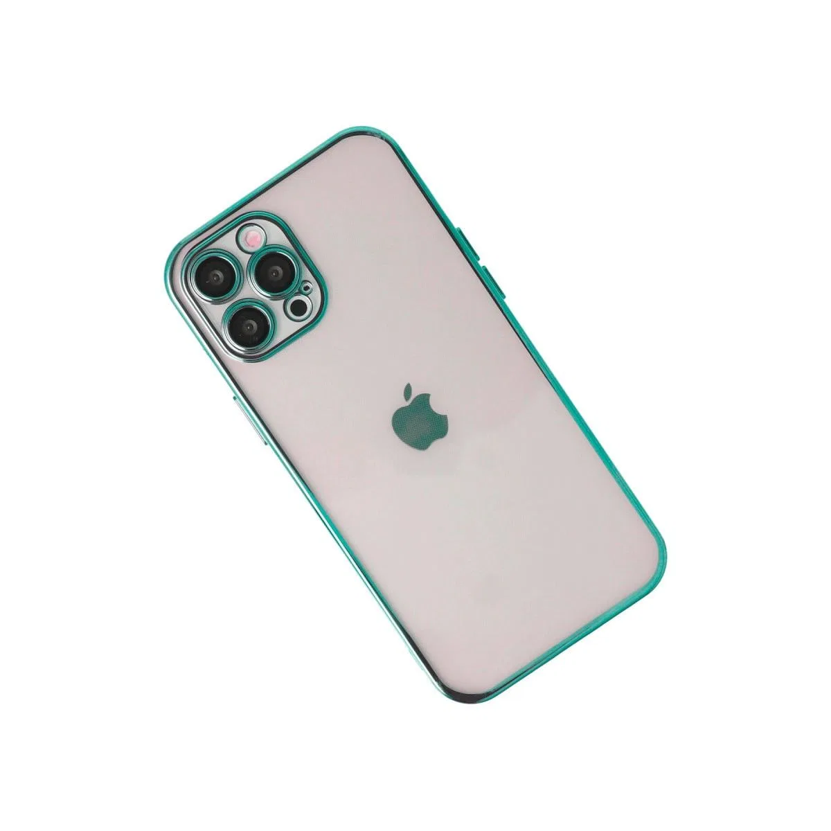 Apple İphone 12 Pro Kılıf Razer Lensli Silikon - Yeşil