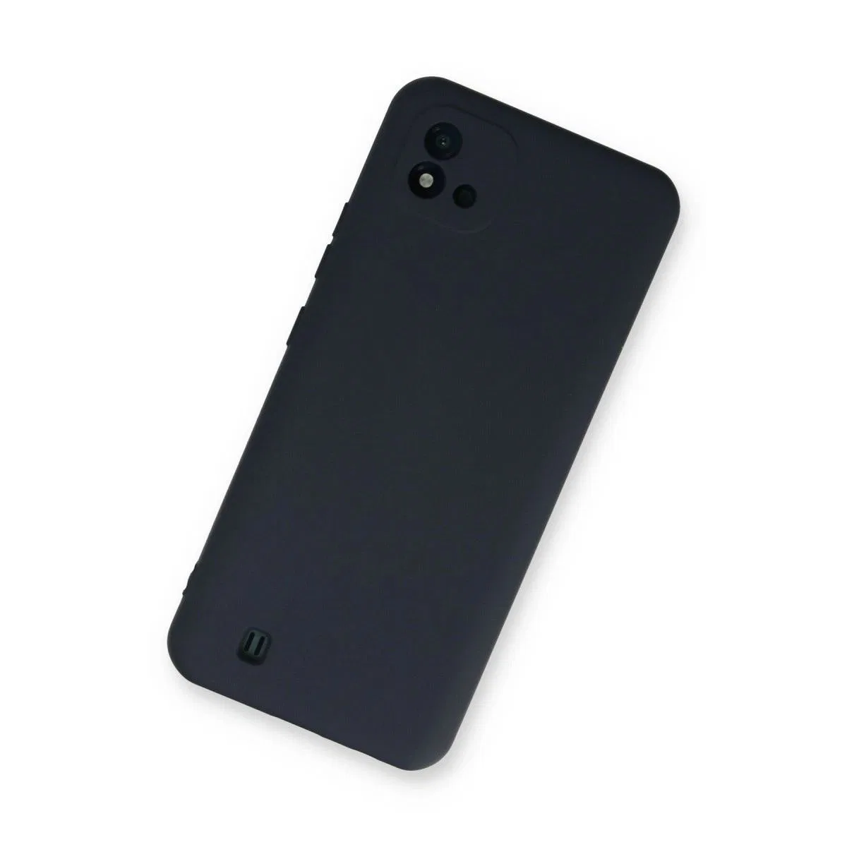 Realme C11 2021 Kılıf Nano İçi Kadife Silikon - Lacivert