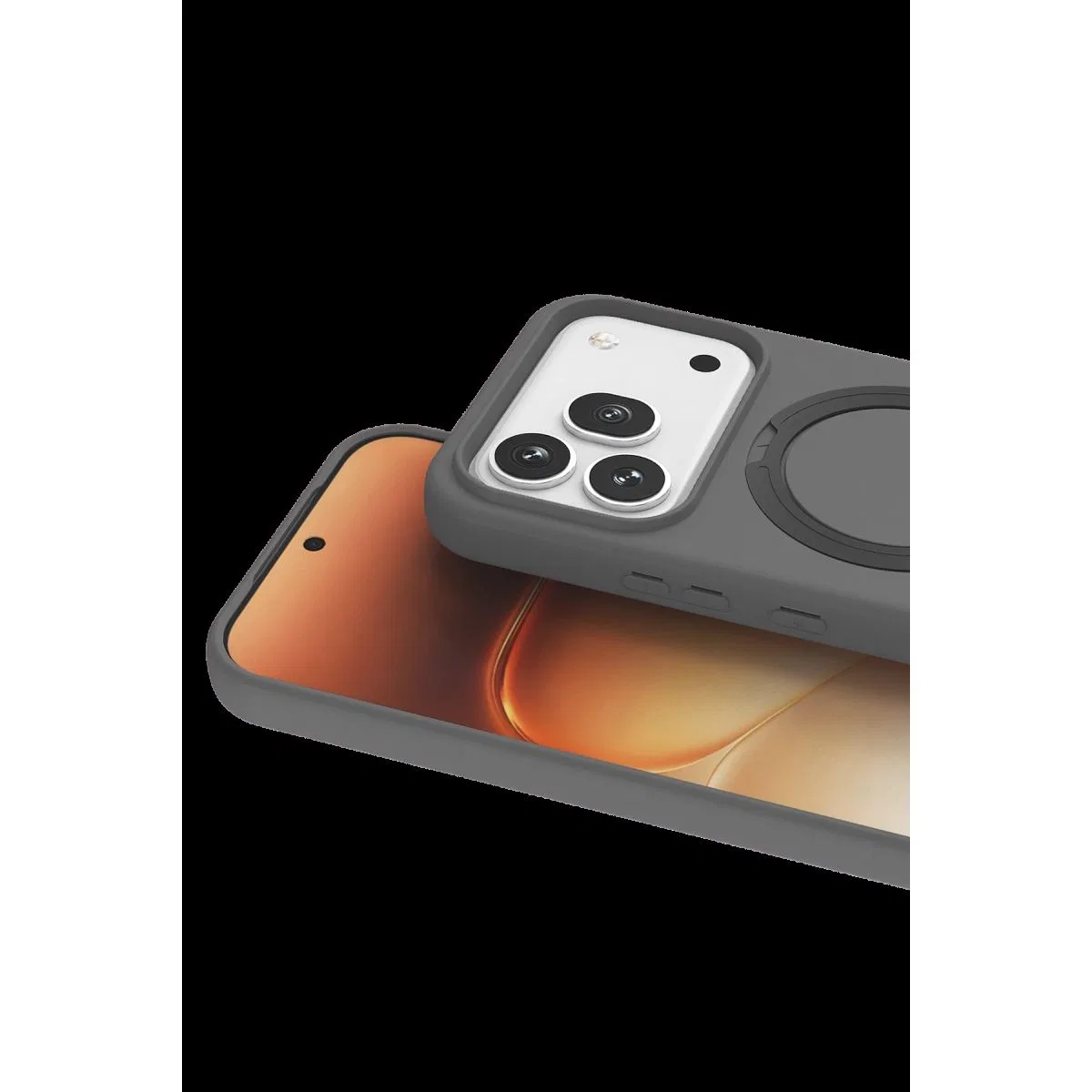 Huawei Honor 600 Pro Regal Magsafe Standlı Kapak - Titan Gri