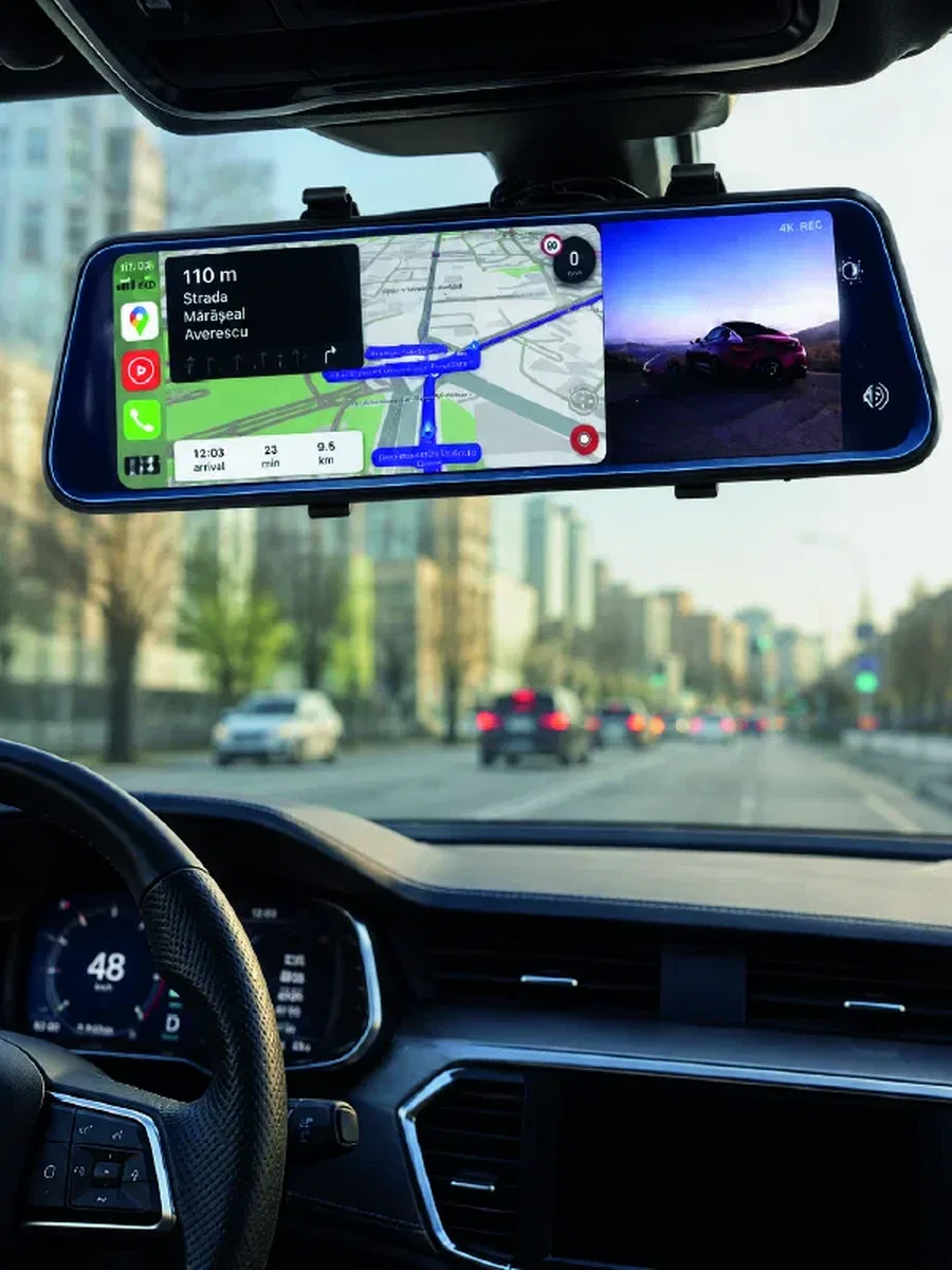 Dokunmatik Ayna Carplay Araç Kamera Ekranı Ön Arka Kayıt Destekli