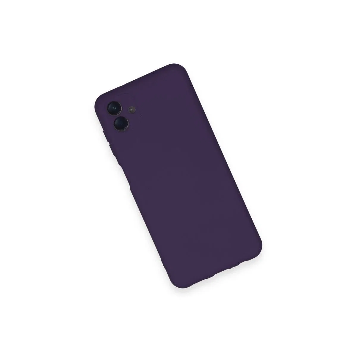 Samsung Galaxy A04 Kılıf Nano İçi Kadife Silikon - Mor