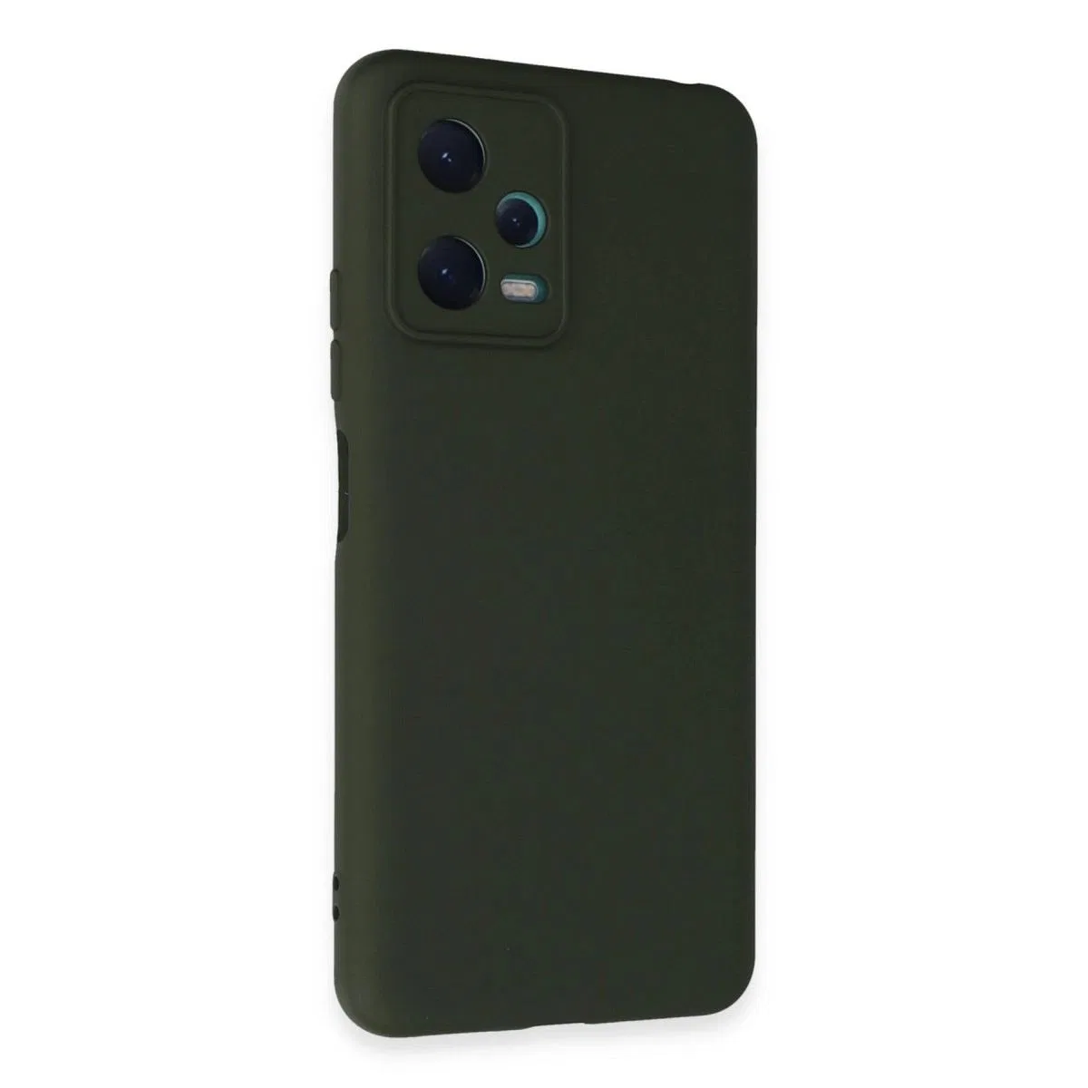 Xiaomi Redmi Note 12 5g Kılıf Nano İçi Kadife Silikon - Koyu Yeşil