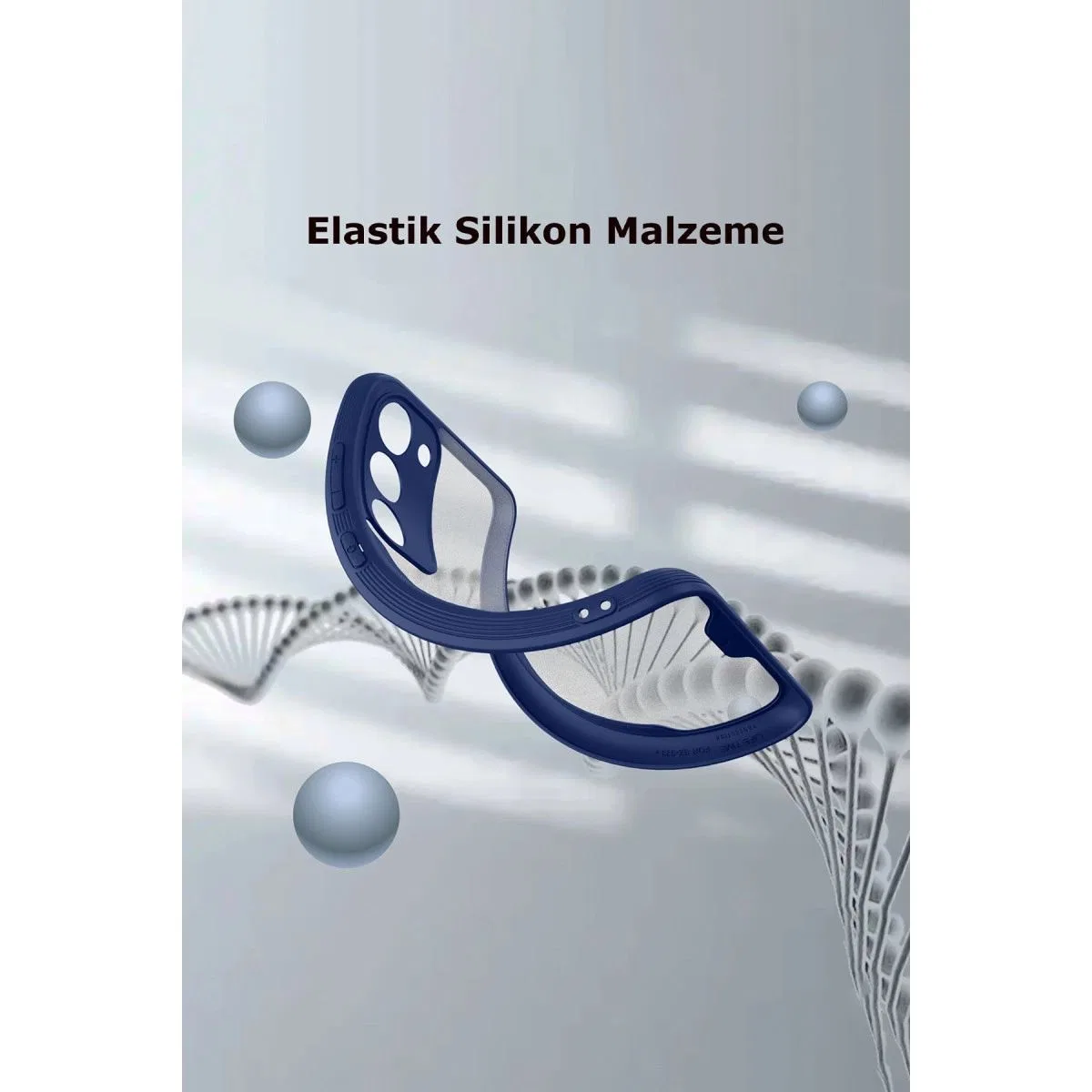 Samsung Galaxy S23 Plus Kılıf Platin Silikon - Lacivert