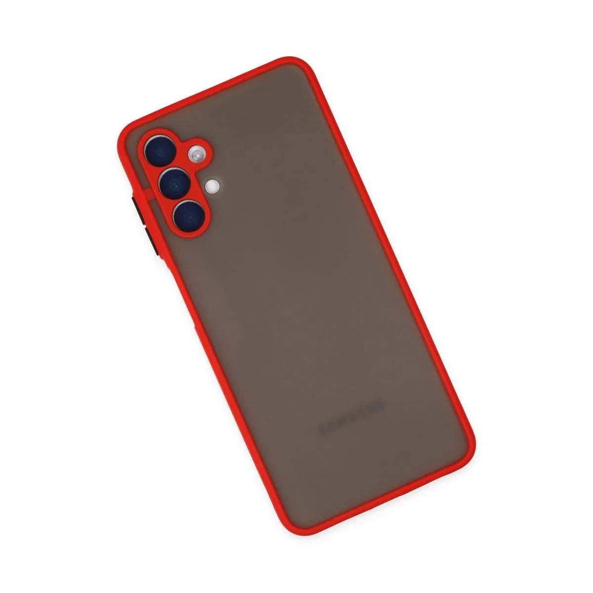 Samsung Galaxy A04s Kılıf Montreal Silikon Kapak - Kırmızı