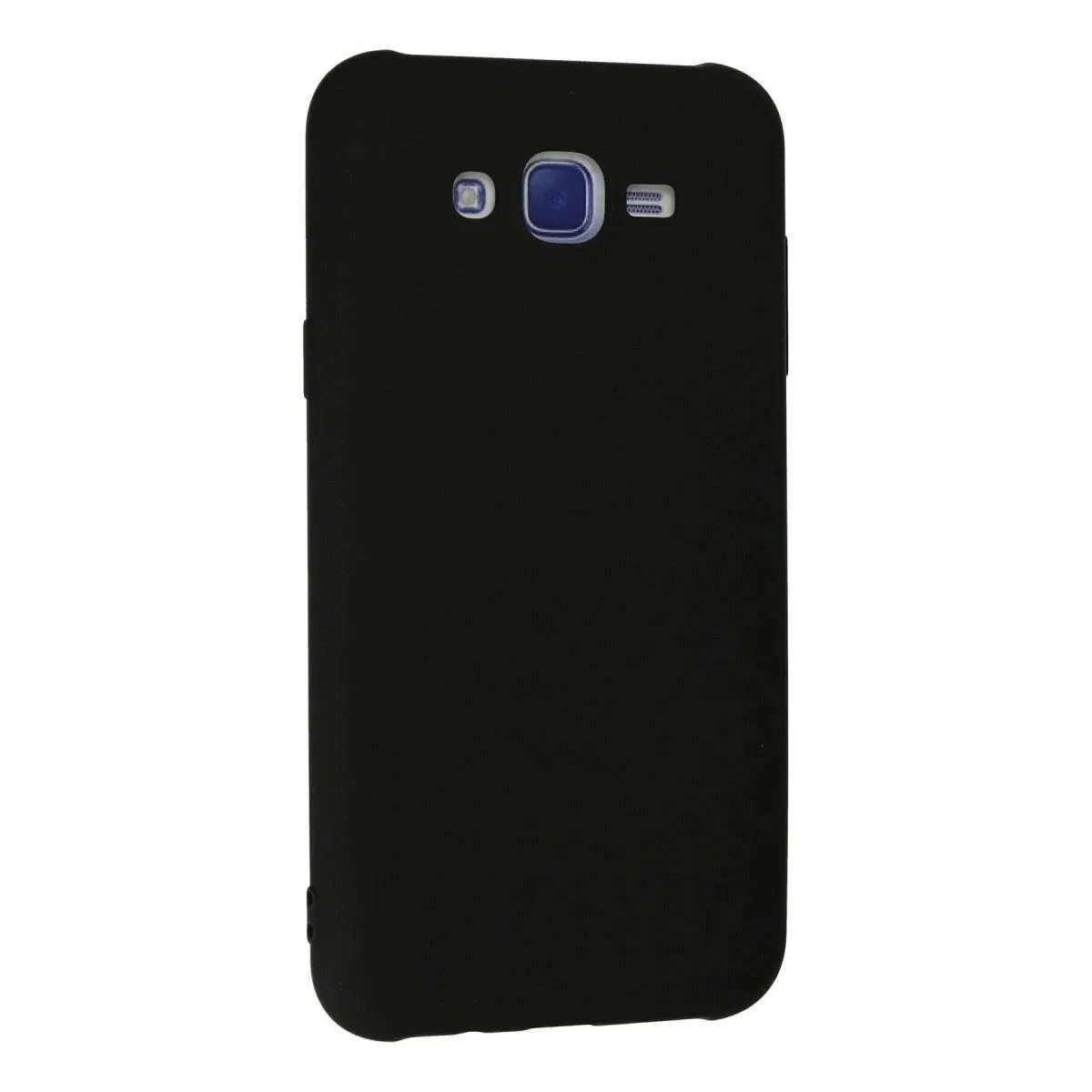 Samsung Galaxy J7 Kılıf Nano İçi Kadife Silikon - Siyah
