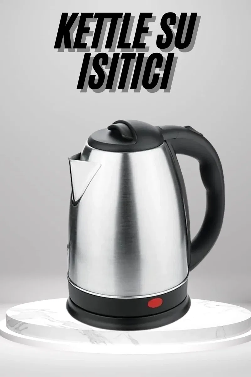 Su Isıtıcı 220 - 240 V Paslanmaz Çelik Kettle Uzun Ömürlü 2000 Watt