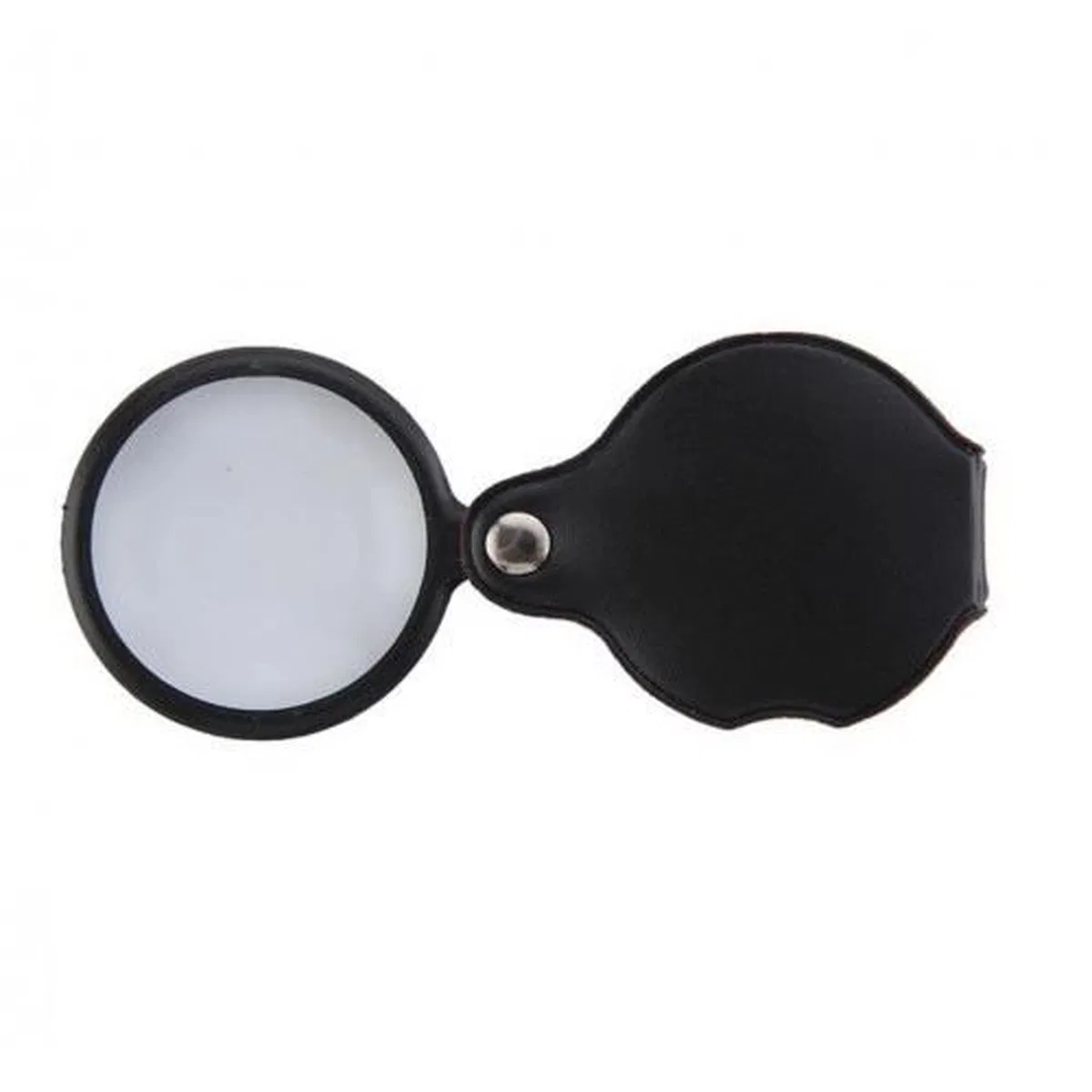 5x50mmmini Büyüteç, cepte Taşınan, optik Lens Katlanabilir Deri Kaplamaxx1051
