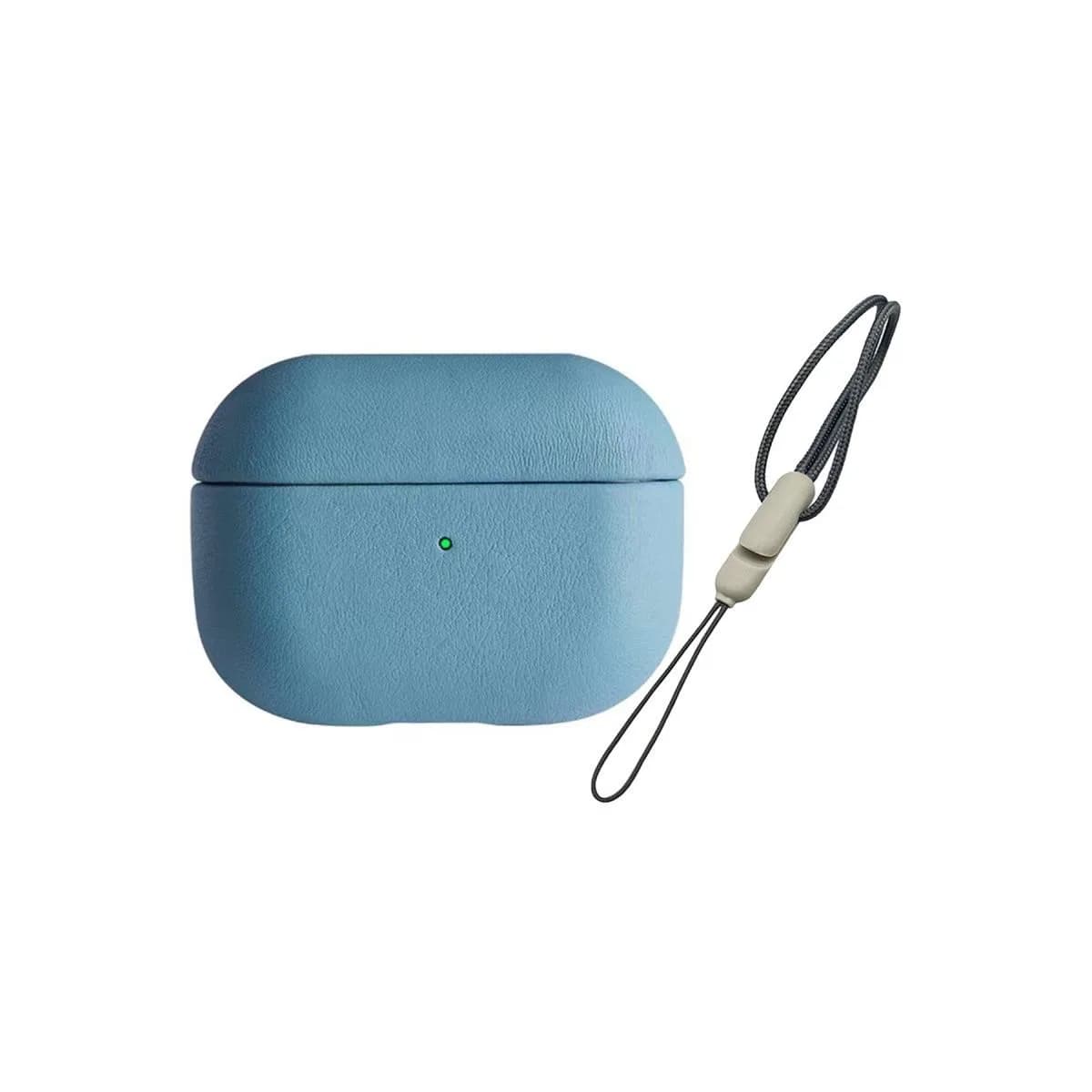 Apple Airpods Pro 2 (2. nesil) 405 Deri Kılıf - Sierra Blue