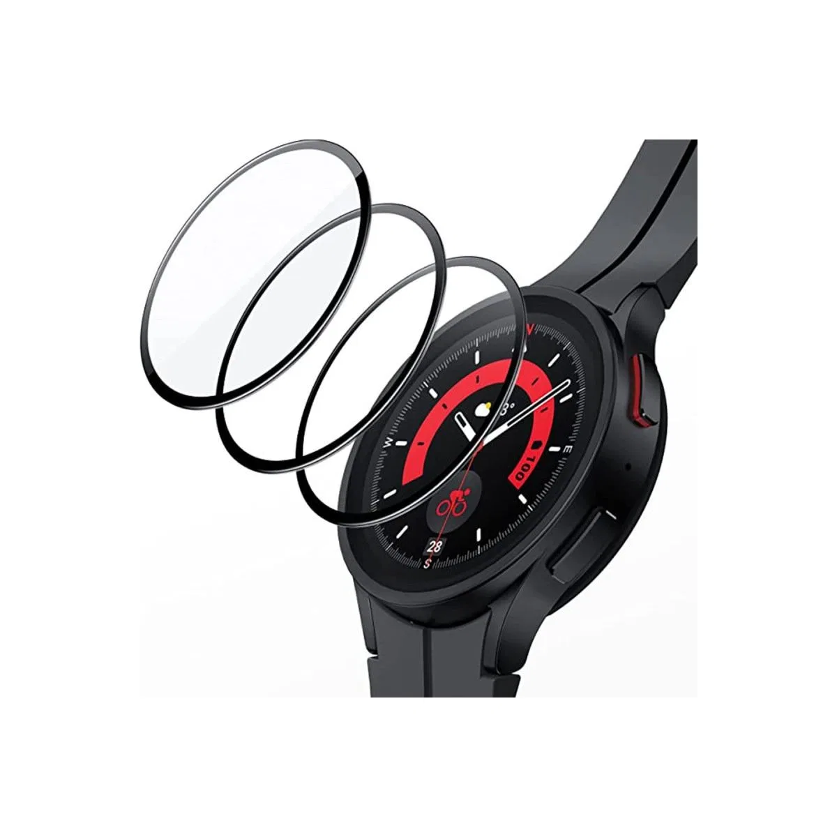 Watch 5 Pro 45mm Polymer Nano Ekran Koruyucu - Şeffaf