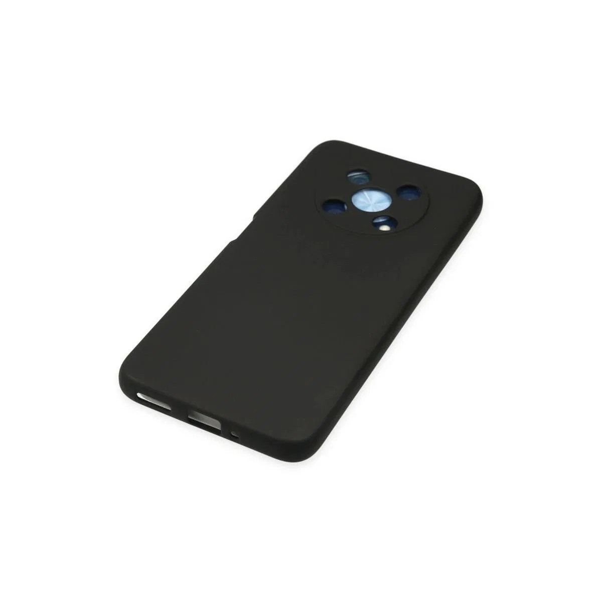 Huawei Nova Y90 Kılıf Nano İçi Kadife Silikon - Siyah