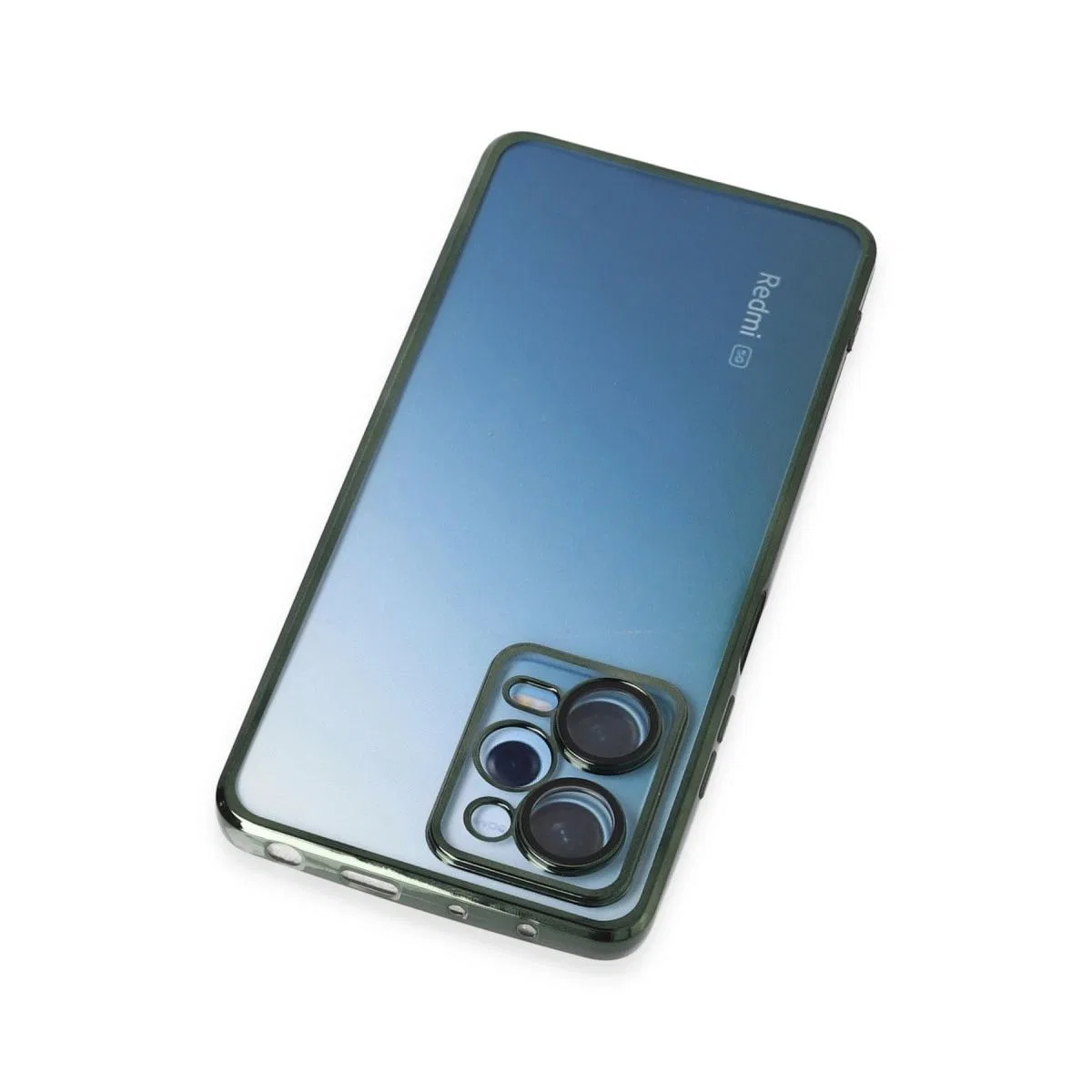 Xiaomi Redmi Note 12 Pro 5g Kılıf Razer Lensli Silikon - Yeşil